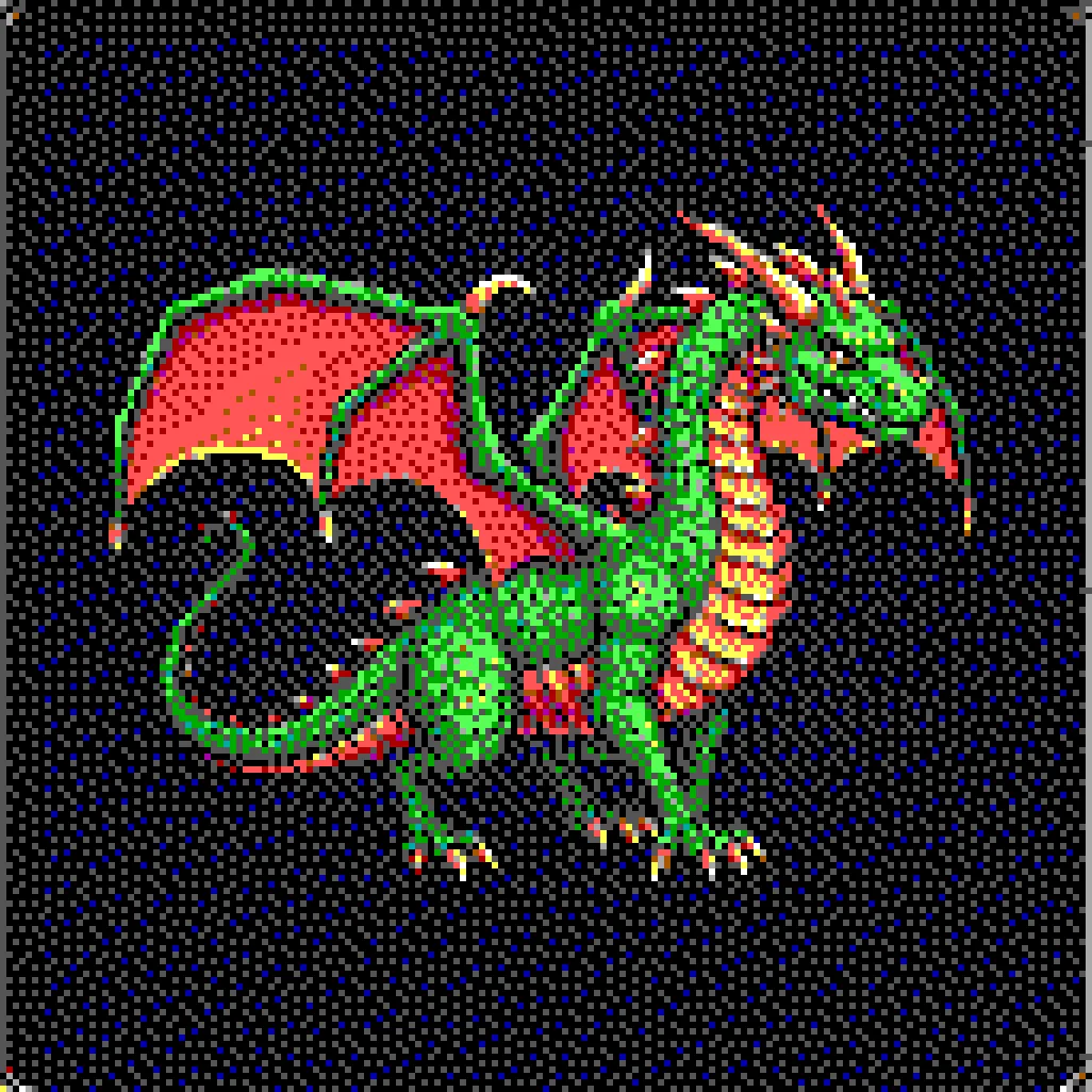 EGA Pixel Artwork